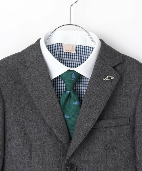 petit main / プティマイン セットアップ | 【フォーマル】グレーJK+ハーフパンツセット | 詳細10