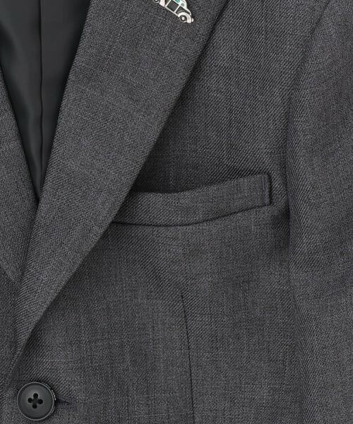 petit main / プティマイン セットアップ | 【フォーマル】グレーJK+ハーフパンツセット | 詳細11