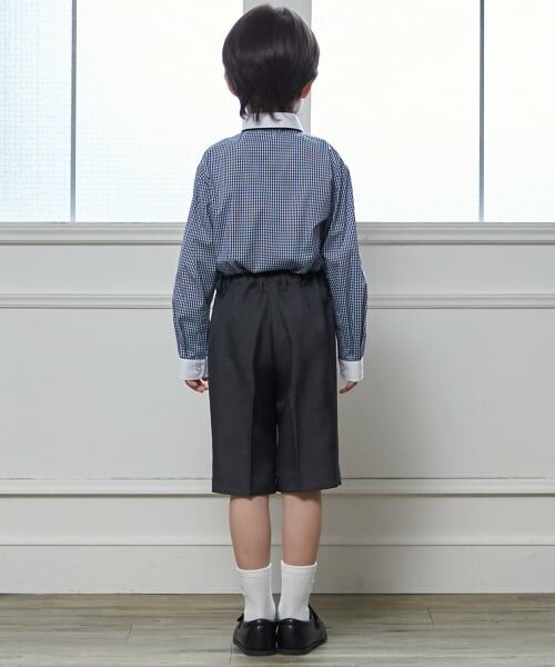 petit main / プティマイン セットアップ | 【フォーマル】グレーJK+ハーフパンツセット | 詳細5