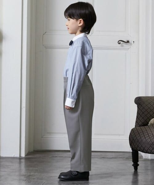 petit main / プティマイン セットアップ | 【セミフォーマル】ノーカラーJK+ロングパンツセット | 詳細4
