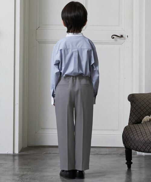 petit main / プティマイン セットアップ | 【セミフォーマル】ノーカラーJK+ロングパンツセット | 詳細5