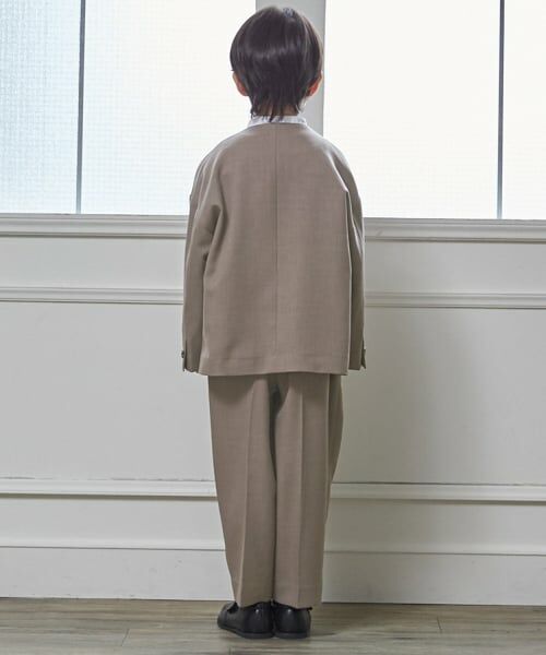 petit main / プティマイン セットアップ | 【セミフォーマル】ノーカラーJK+ロングパンツセット | 詳細7