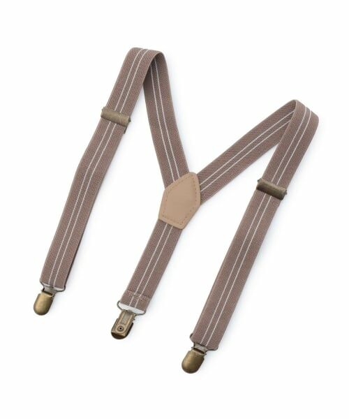 petit main / プティマイン ベルト・サスペンダー | アソートサスペンダー（モカ茶）