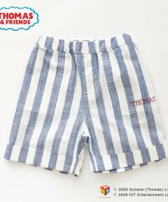 petit main / プティマイン ショート・ハーフ・半端丈パンツ | 【3月13日発売予定】【きかんしゃトーマス】布帛ハーフパンツ