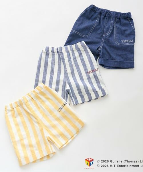 petit main / プティマイン ショート・ハーフ・半端丈パンツ | 【3月13日発売予定】【きかんしゃトーマス】布帛ハーフパンツ | 詳細17