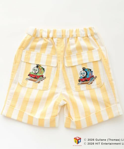 petit main / プティマイン ショート・ハーフ・半端丈パンツ | 【3月13日発売予定】【きかんしゃトーマス】布帛ハーフパンツ | 詳細3