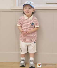 petit main / プティマイン ショート・ハーフ・半端丈パンツ | 【3月13日発売予定】【きかんしゃトーマス】ミニ裏ショートパンツ