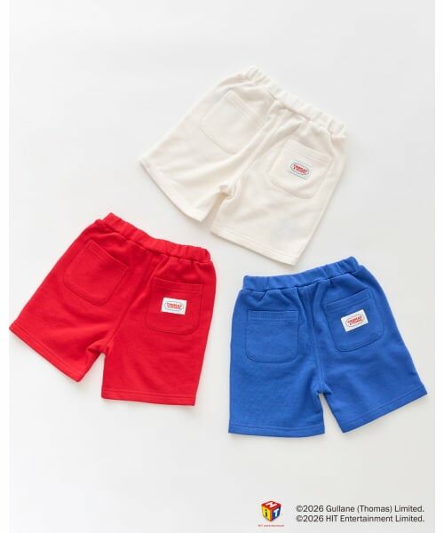 petit main / プティマイン ショート・ハーフ・半端丈パンツ | 【3月13日発売予定】【きかんしゃトーマス】ミニ裏ショートパンツ | 詳細15