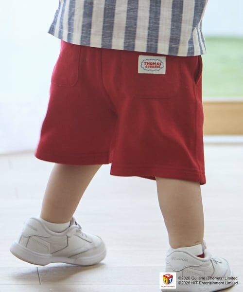 petit main / プティマイン ショート・ハーフ・半端丈パンツ | 【3月13日発売予定】【きかんしゃトーマス】ミニ裏ショートパンツ | 詳細2