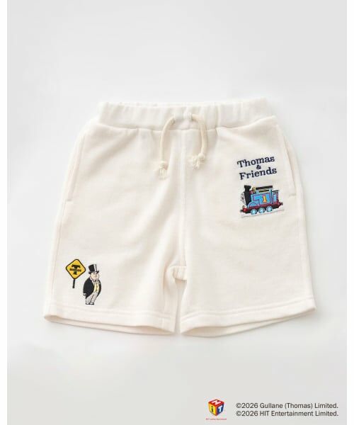 petit main / プティマイン ショート・ハーフ・半端丈パンツ | 【3月13日発売予定】【きかんしゃトーマス】ミニ裏ショートパンツ | 詳細3