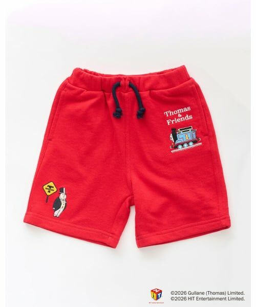 petit main / プティマイン ショート・ハーフ・半端丈パンツ | 【3月13日発売予定】【きかんしゃトーマス】ミニ裏ショートパンツ | 詳細5