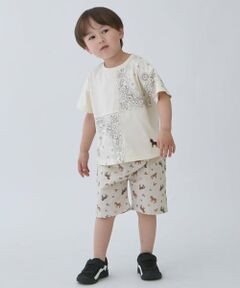 petit main / プティマイン ショート・ハーフ・半端丈パンツ | 【リンク】アソート柄ハーフパンツ