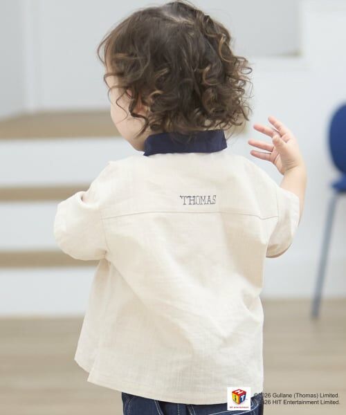 petit main / プティマイン シャツ・ブラウス | 【3月13日発売予定】【きかんしゃトーマス】布帛半袖シャツ | 詳細1