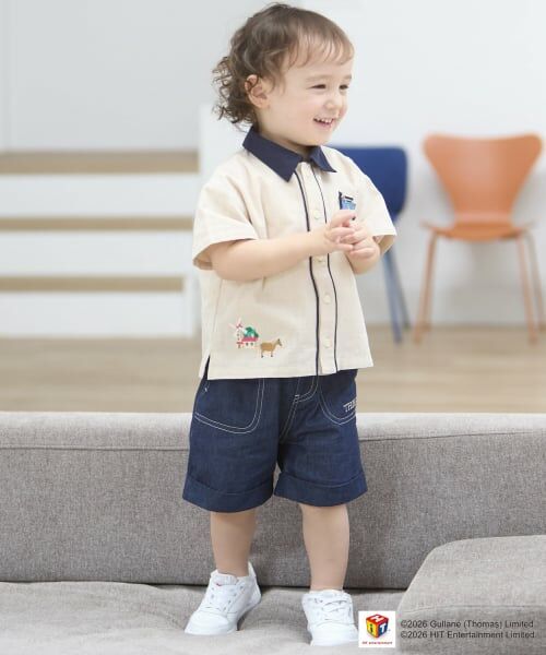 petit main / プティマイン シャツ・ブラウス | 【3月13日発売予定】【きかんしゃトーマス】布帛半袖シャツ | 詳細4