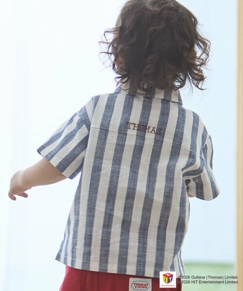 petit main / プティマイン シャツ・ブラウス | 【3月13日発売予定】【きかんしゃトーマス】布帛半袖シャツ | 詳細5