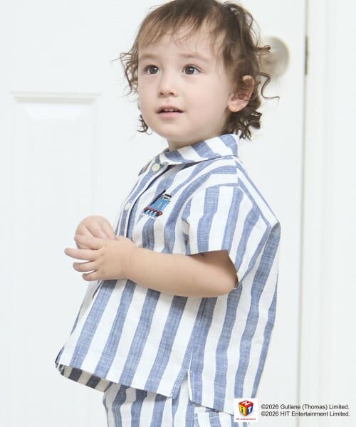 petit main / プティマイン シャツ・ブラウス | 【3月13日発売予定】【きかんしゃトーマス】布帛半袖シャツ | 詳細6