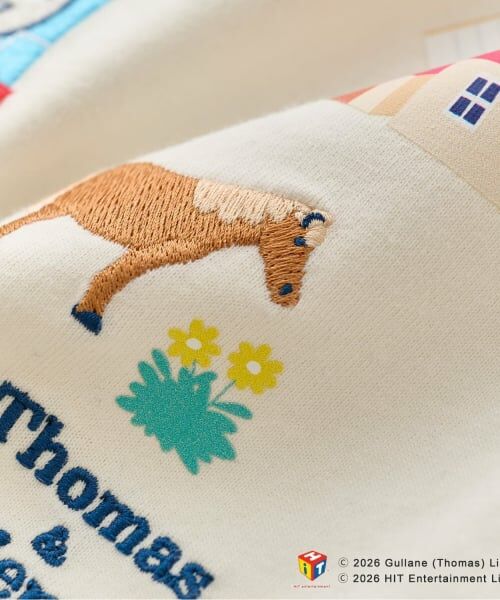 petit main / プティマイン Tシャツ | 【3月13日発売予定】【きかんしゃトーマス】刺しゅう半袖Tシャツ | 詳細11