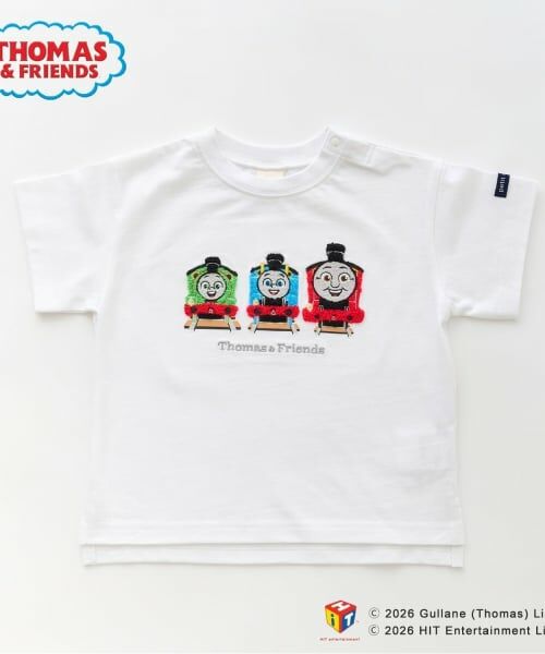 petit main / プティマイン Tシャツ | 【3月13日発売予定】【きかんしゃトーマス】刺しゅう半袖Tシャツ | 詳細15