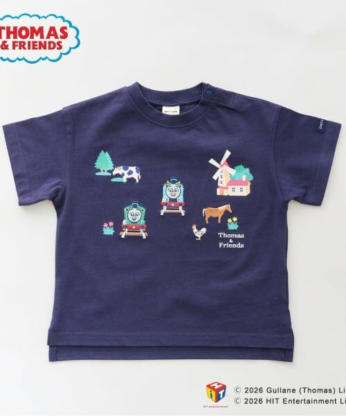 petit main / プティマイン Tシャツ | 【3月13日発売予定】【きかんしゃトーマス】刺しゅう半袖Tシャツ | 詳細24