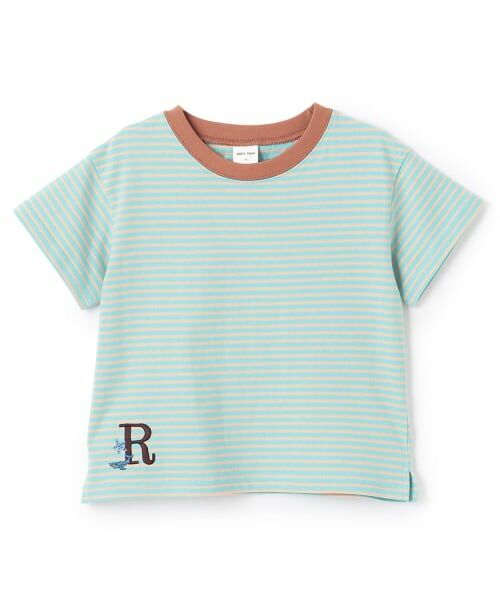 petit main / プティマイン Tシャツ | 【防汚】カラーボーダー半袖Tシャツ | 詳細10