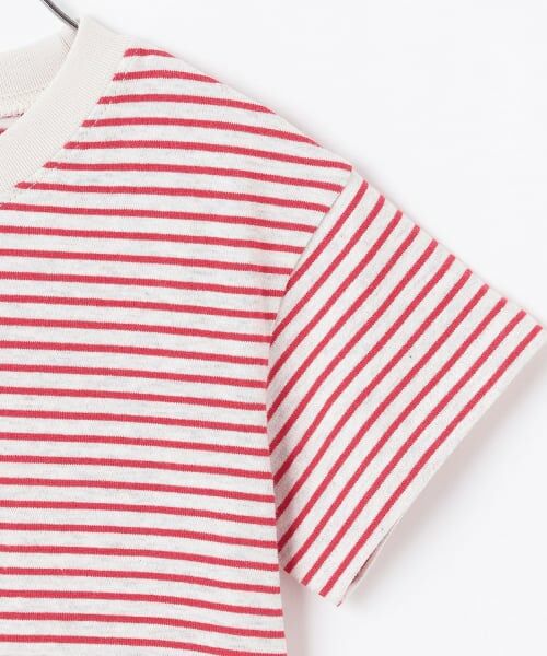 petit main / プティマイン Tシャツ | 【防汚】カラーボーダー半袖Tシャツ | 詳細14