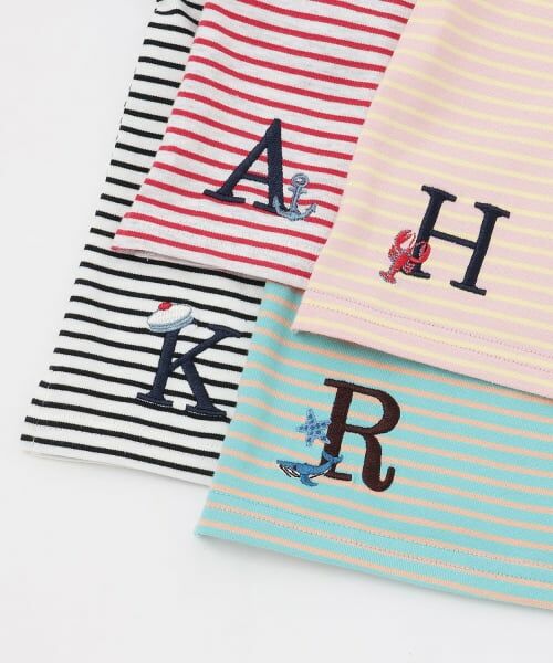 petit main / プティマイン Tシャツ | 【防汚】カラーボーダー半袖Tシャツ | 詳細16