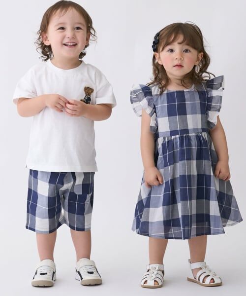 petit main / プティマイン シャツ・ブラウス | 【リンク】アソート柄開衿半袖シャツ | 詳細10