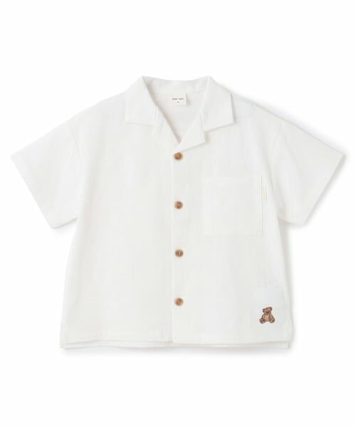 petit main / プティマイン シャツ・ブラウス | 【リンク】アソート柄開衿半袖シャツ | 詳細11