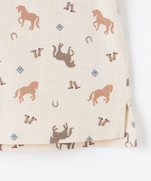 petit main / プティマイン シャツ・ブラウス | 【リンク】アソート柄開衿半袖シャツ | 詳細18