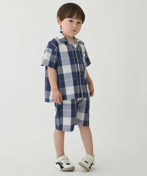 petit main / プティマイン シャツ・ブラウス | 【リンク】アソート柄開衿半袖シャツ | 詳細3