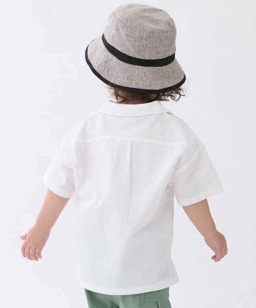 petit main / プティマイン シャツ・ブラウス | 【リンク】アソート柄開衿半袖シャツ | 詳細7