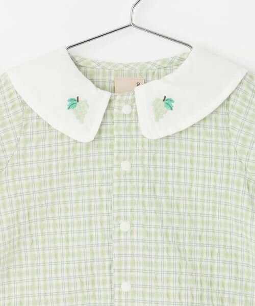 petit main / プティマイン ロンパース | フルーツ衿ロンパース | 詳細7