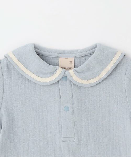 petit main / プティマイン ベビー・キッズウエア | ガーゼセーラーセットアップ | 詳細3