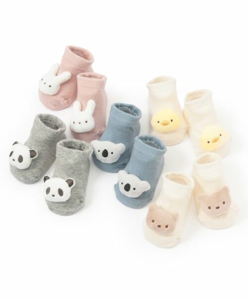 petit main / プティマイン ベビー・キッズウエア | アニマルモチーフカップソックス | 詳細4