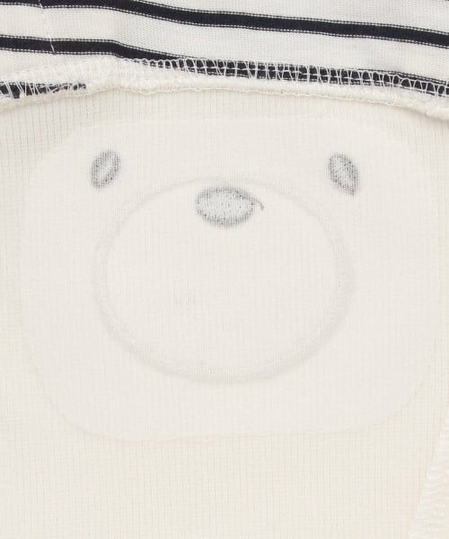 petit main / プティマイン ロンパース | くま耳サロペットカバーオール | 詳細5