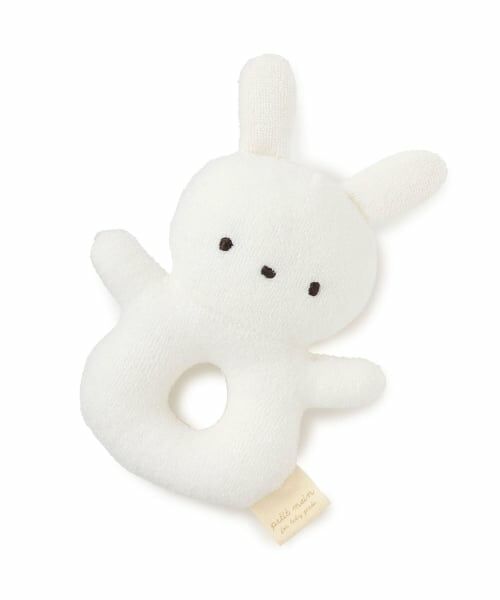 petit main / プティマイン おもちゃ・トイカメラ | アニマルラトル（アイボリー）