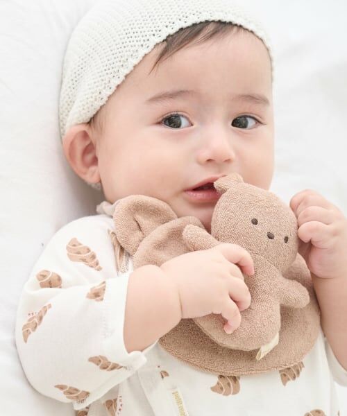 petit main / プティマイン おもちゃ・トイカメラ | アニマルラトル（ベージュ）