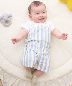 petit main / プティマイン ベビー・キッズウエア | パイルサロペットセット