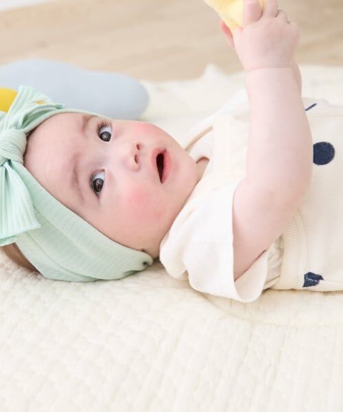 petit main / プティマイン ベビー・キッズウエア | パイルサロペットセット | 詳細1