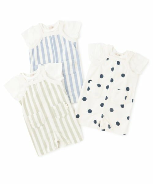 petit main / プティマイン ベビー・キッズウエア | パイルサロペットセット | 詳細14