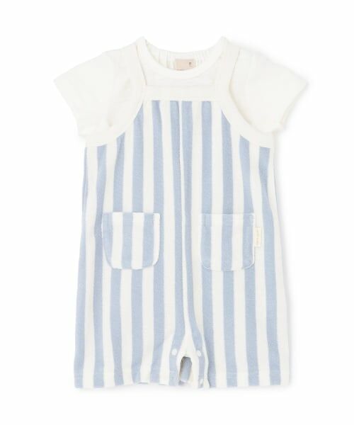 petit main / プティマイン ベビー・キッズウエア | パイルサロペットセット | 詳細3