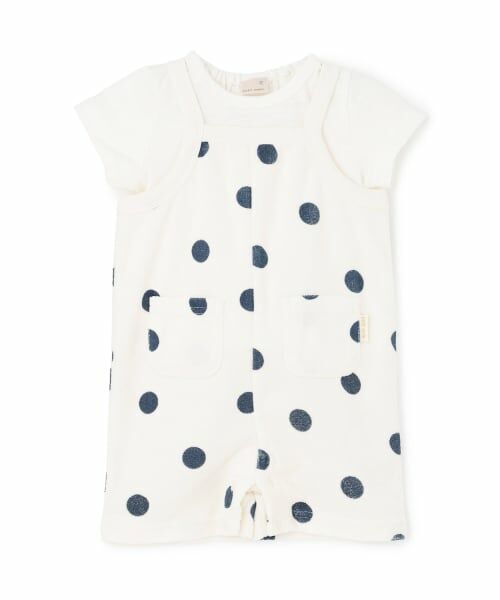 petit main / プティマイン ベビー・キッズウエア | パイルサロペットセット | 詳細4