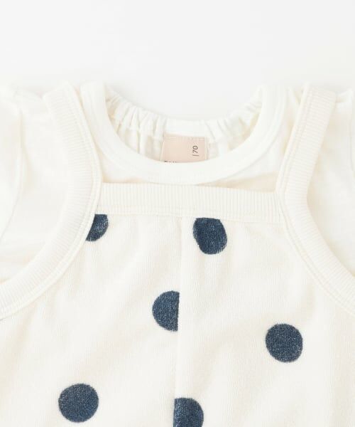 petit main / プティマイン ベビー・キッズウエア | パイルサロペットセット | 詳細7