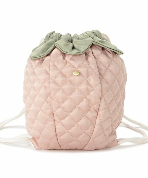 petit main / プティマイン ベビー・キッズグッズ | BABYフルーツナップザック（ライト ピンク）