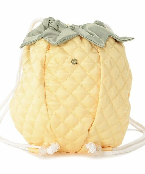 petit main / プティマイン ベビー・キッズグッズ | BABYフルーツナップザック（黄）