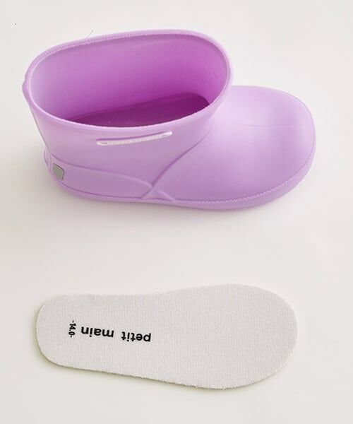 petit main / プティマイン レインシューズ | 【WEB限定】【プティプラ】カラフルレインブーツ【ライトピンク】 | 詳細10