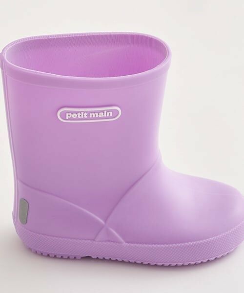 petit main / プティマイン レインシューズ | 【WEB限定】【プティプラ】カラフルレインブーツ【ラベンダー】 | 詳細2