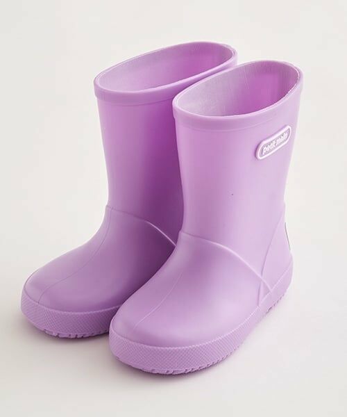 petit main / プティマイン レインシューズ | 【WEB限定】【プティプラ】カラフルレインブーツ【ラベンダー】(ラベンダー)