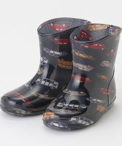petit main / プティマイン レインシューズ | 総柄レインブーツ