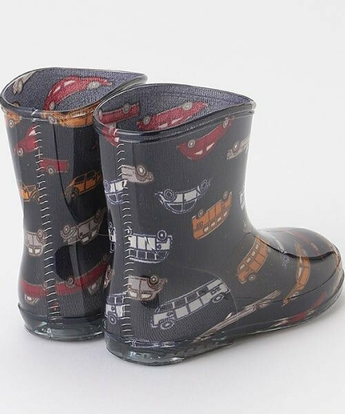 petit main / プティマイン レインシューズ | 総柄レインブーツ | 詳細4